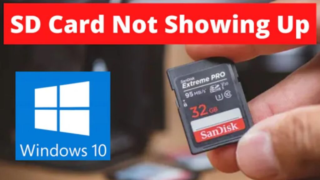 how to access sd card on laptop windows 10